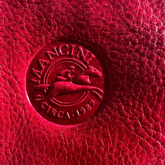 Vintage Kisslock Coin Purse Red Genuine Leather SO AUTHENTICALLY VINTAGE. - Picture 3 of 9